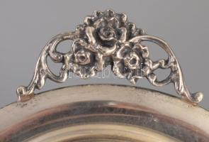 Ezüst (Ag) gyertyatartó, jelzett, nettó 90g