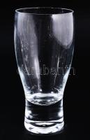 Kristály üdítős / boros pohár garnitúra, 6 darab, hibátlan, m: 15,5 cm