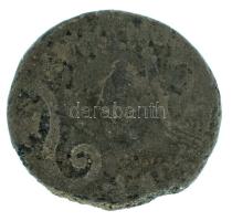 Róma, Köztársaság Kr.e 46 / Iulius Caesar / Utica(?), Észak-Afrika / Denarius Ag (3,02g) T:F / Roman...
