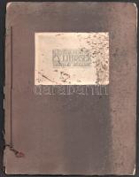 Révész Kornél (1885-1944), Ex librisek-Tizenkét rézkarc (megjelent 50 példányban)    1936, MEGE 2 sztl levl 12 t. Kiadói foltos papírborítóval