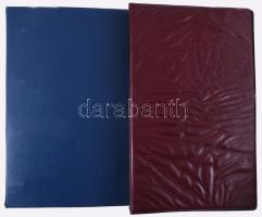 2 db üres képeslap-album, 31,5x19,5 cm méretben
