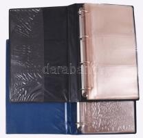 2 db üres képeslap-album, 31,5x19,5 cm méretben