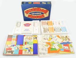 cca 1970 Gazdálkodj okosan! társasjáték, sérült dobozában.