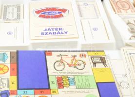 cca 1970 Gazdálkodj okosan! társasjáték, sérült dobozában