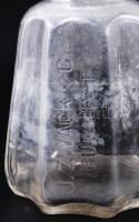 cca 1920 Zwack &amp; Cie Budapest üveg, m: 24 cm