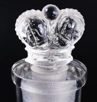 L.T. Safranor Paris szecessziós parfümös üveg, m: 16 cm