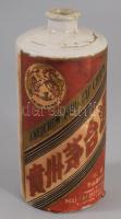 cca 1960 Kweichow Moutai moutai-likőr üveg, kerámia, címkével, m: 18 cm