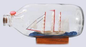 Hajós türelemüveg, 18x8x9,5 cm