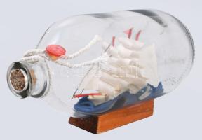 Hajós türelemüveg, 18x8x9,5 cm