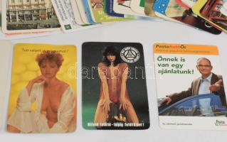 37 db vegyes kártyanaptár, közte két erotikus