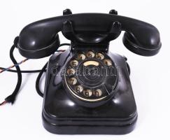 cca 1940, CB 35 bakelit telefon, Magyar Posta tulajdona címkével, jó állapotban