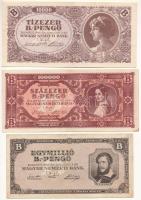 1946. 10.000BP + 100.000BP + 1.000.000BP T:F közte szép papír