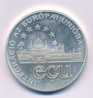 1995. 1000Ft Ag "Integráció az EU-ba - ECU" kapszulában T:BU patina, ujjlenyomat
Adamo EM...