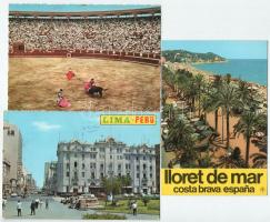 100 db modern külföldi városképes lap