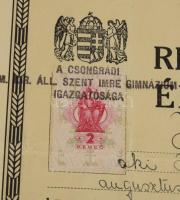 1937-1947 Hunyadi Jenő 4 db okmánya, közte kinevezés Szinyei-Mersei Jenő (1888-1957) vallás- és közo...