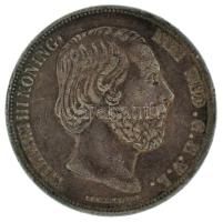 Hollandai 1873. 2 1/2G Ag "III. Vilmos" T:XF,VF patina, kis ph. / Netherlands 1873. 2 1/2 Gulden "Willem III" C:XF,VF patina, small edge error Krause KM#82