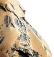 Józsa Lajos (1944-): Anya gyermekével. Bronz, jelzett, márvány talapzaton, m: 28,5 cm