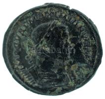 Római Birodalom 307-308 / Maximianus / Trier / Follis (5,54g) T:AU,XF patina / Roman Empire 307-308 / Maximianus / Trier / Follis "IMP C VAL MAXIMIANVS PF AVG / GENIO POP ROM - S-A - PTR" Genius standing left, towered, loins draped, holding patera and cornucopiae (5,54g) C:AU,XF patina RIC VI 768