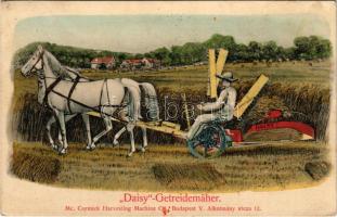 1909 Daisy-Getreidemäher / Daisy aratógép reklám / McCormick Harvesting Machine Co. advertisement (Rb)