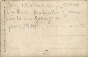 SMS CSUKA (ex PATROUILLENBOOT K) Császári és Királyi Haditengerészet őrnaszádja. Dunaflottilla / K.u...