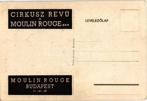 Budapest VI. Moulin Rouge, Helén Morgan, Szemerédy Emmy, Barró Márta szólótáncosnők. Cirkusz Revü re...