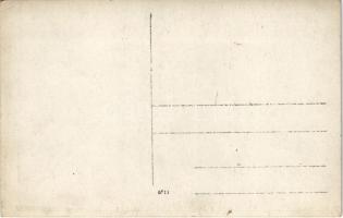 Császári és Királyi Haditengerészet Dunaflottilla SMS "SAVA" monitor fedélzete matrózokkal...