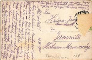 1915 Komárom, Komárno; Kikötő, SMD Pannonhalma oldalkerekes vontató gőzhajó / Hafen / PANNONHALMA si...