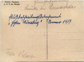 1917 A háborúban felfegyverzett TISZA KÁLMÁN aknaszedő gőzös Csernavodánál / K.u.K. Kriegsmarine / W...