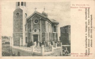 Betlehem new church with the German Emperor and Empress in 1898 (fa)