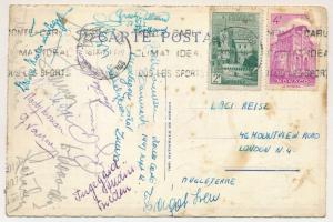 1947 Monte-Carlo, Székely Éva (1927-2020) olimpiai bajnok magyar úszónő és más úszók (pl. Zságot Iré...