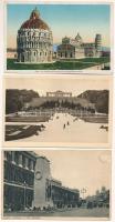11 db RÉGI külföldi város képeslap, vegyes minőségben / 11 pre-1945 foreign town postcards in mixed quality