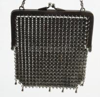 Art deco alpakka színházi táska, jelzett