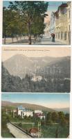 13 db RÉGI külföldi város képeslap az egykori Monarchia területéről, vegyes minőségben / 13 pre-1945 foreign town postcards from the Austro-Hungarian Monarchy in mixed quality