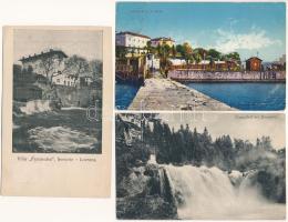 13 db RÉGI külföldi város képeslap az egykori Monarchia területéről, vegyes minőségben / 13 pre-1945...