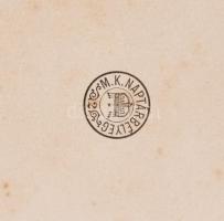 1897 Frauenlob Kalender 1897, naptár díszesen litografált, dombornyomott lapokkal, laponként 3 hónap...