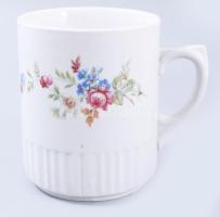 Zsolnay 4 darab szoknyás bögre, jelzet, hibátlan, m: 9 cm