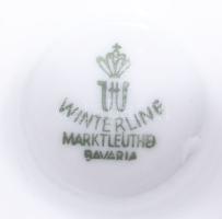 Bavaria két darab egyszemélyes reggeliző készlet, csésze alátéttel és desszertes tányér. Jelzett, hi...