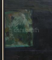 Kóbor Henrik (1885-1964): Hazafelé. Olaj, vászon, jelezve balra lent. Hátoldalán autográf felirattal...