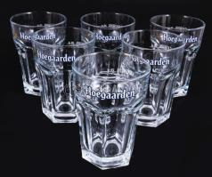 Hoegarden 6 db sörös pohár eredeti csomagolásban 12 cm