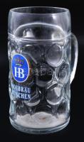 Hofbrau München söröskorsó, 1 literes, hibátlan, m: 20 cm