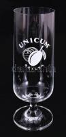 'Unicum Szilva' long drink üveg pohárkészlet, eredeti dobozában, 6 db, 0,3 l, m: 18 cm