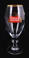Stella Artois üveg söröspohárkészlet, eredeti dobozában, 6 db, 0,25 l, m: 18 cm