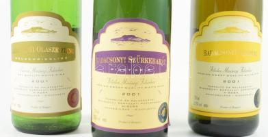 2001 Badacsonyi Olaszrizling, Badacsonyi Tramini, Badacsonyi Szürkebarát, Rizapuszta, Badacsonyi Bor...