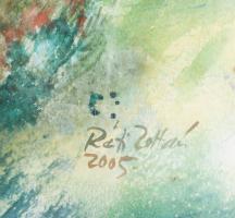 Réti Zoltán (1923-2018): Fekvő női akt. Akvarell, papír, jelezve jobbra lent, üvegezett fakeretben, ...