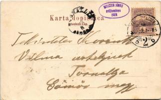 1900 Zagreb, Zágráb; Nadbiskupska palaca / archbishop's palace. A. Brusina (EB)