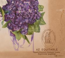 1905 Az Equitable - Egyesült Államokbéli Életbiztosító Társaság 1905-ös naptára. (magyarországi vezé...