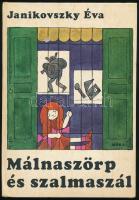 Janikovszky Éva: Málnaszörp és szalmaszál. DEDIKÁLT! Bp., 1979, Móra. Kiadói kartonált kötés, belül a gerincnél kissé elvált.