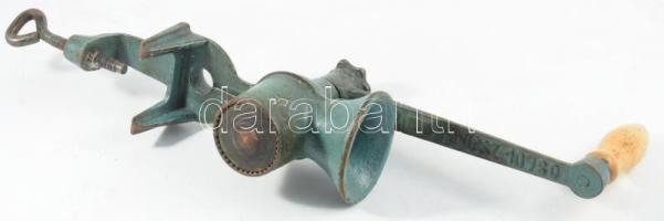 Vas mákdaráló, h: 25 cm