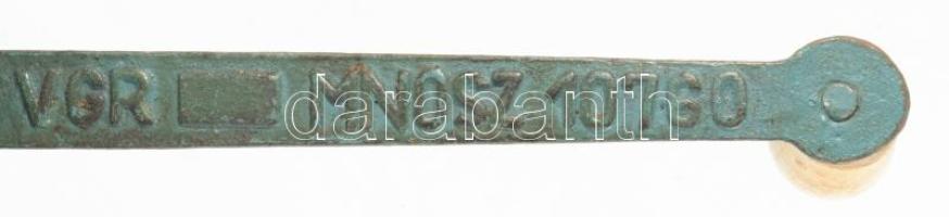 Vas mákdaráló, h: 25 cm