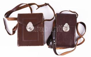 2 darab régi fényképezőgép tok, dobozban.